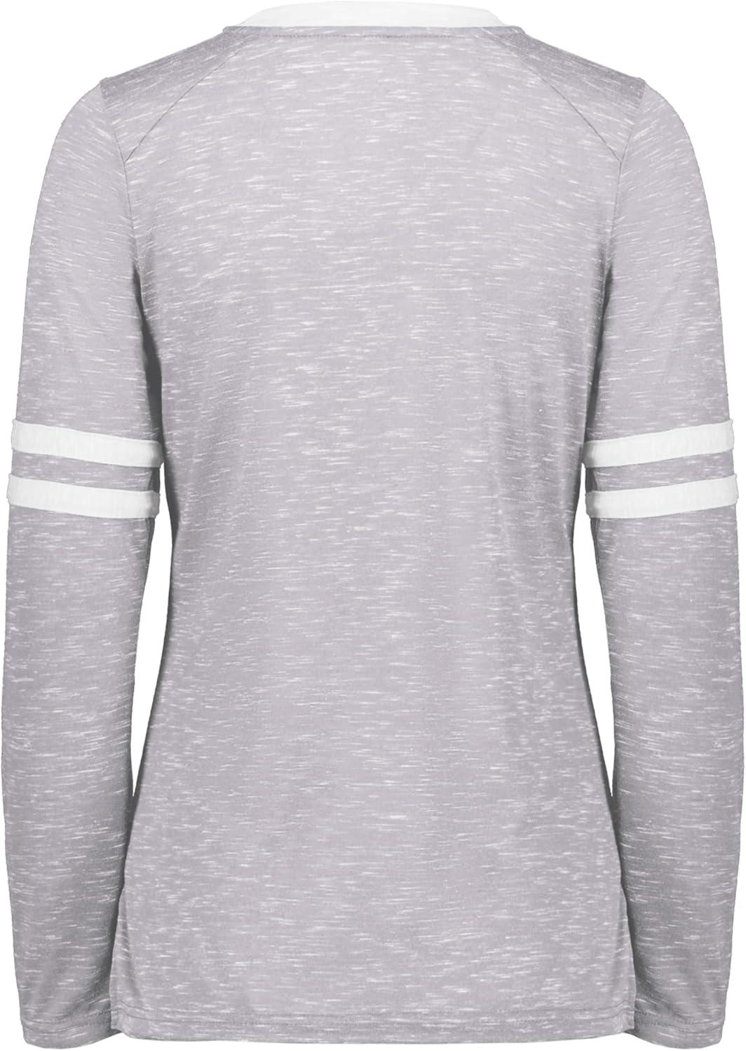 imageHolloway Womens Ladies Monterey Long Sleeve TeeAthletic HeatherWhite