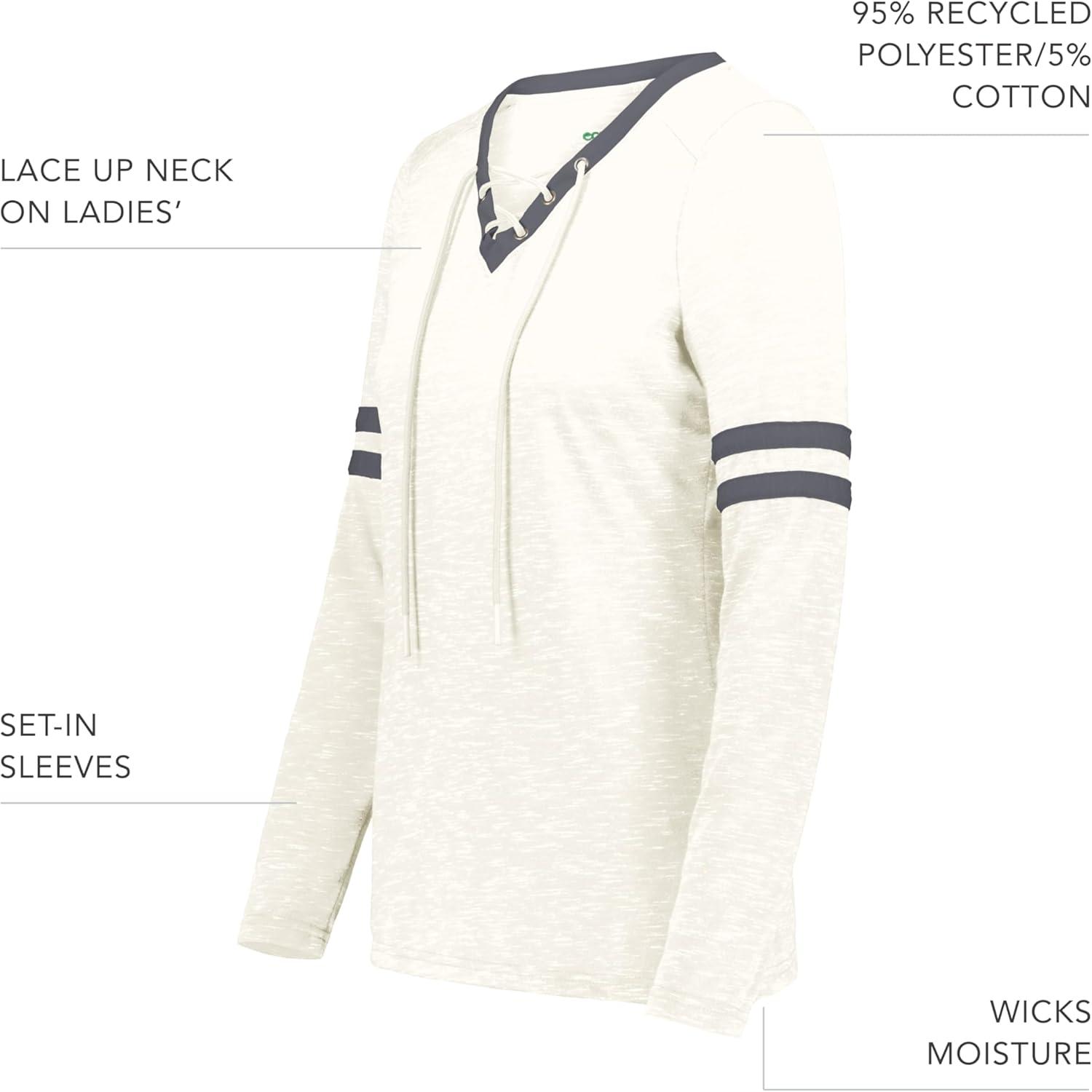 imageHolloway Womens Ladies Monterey Long Sleeve TeeBirch HeatherCarbon Heather