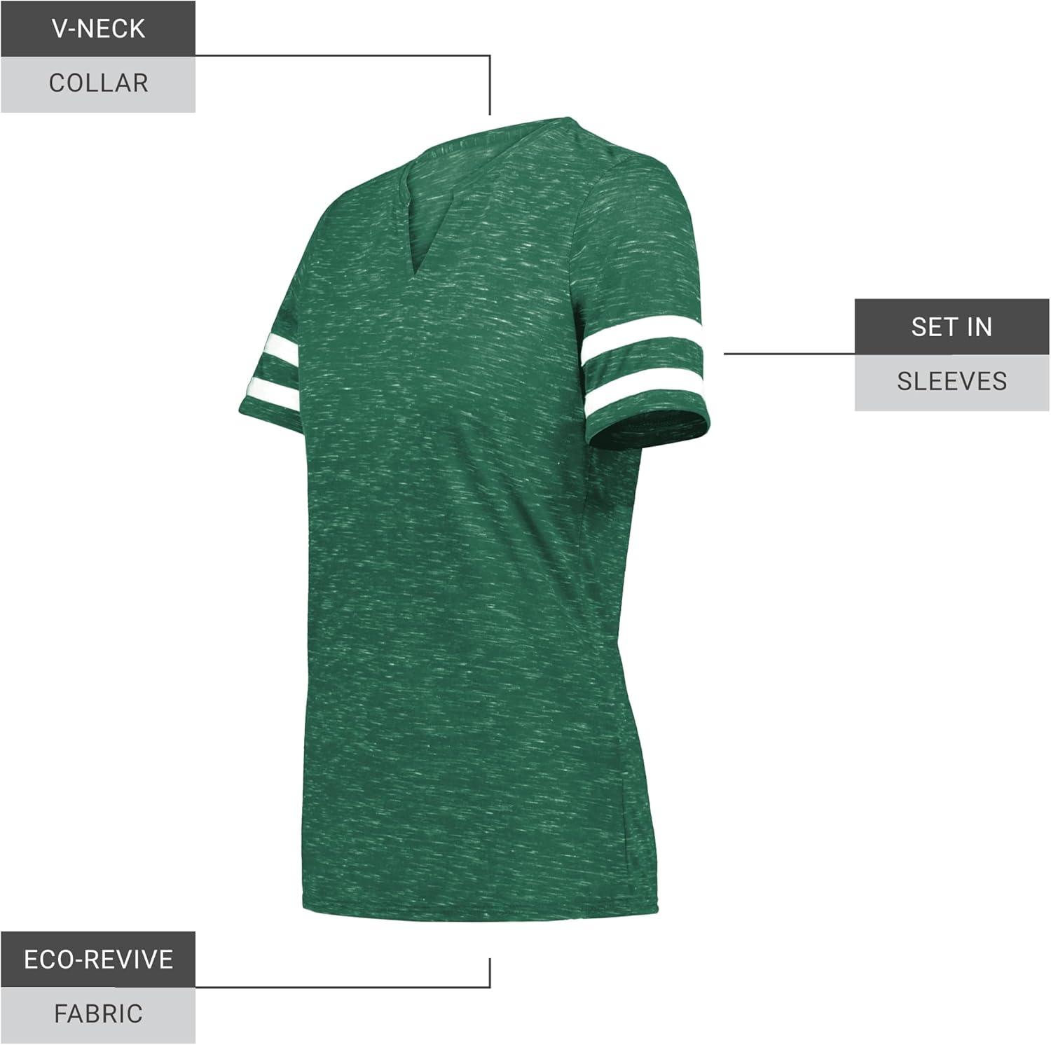 imageHolloway Womens Ladies Monterey TeeDark Green HeatherWhite