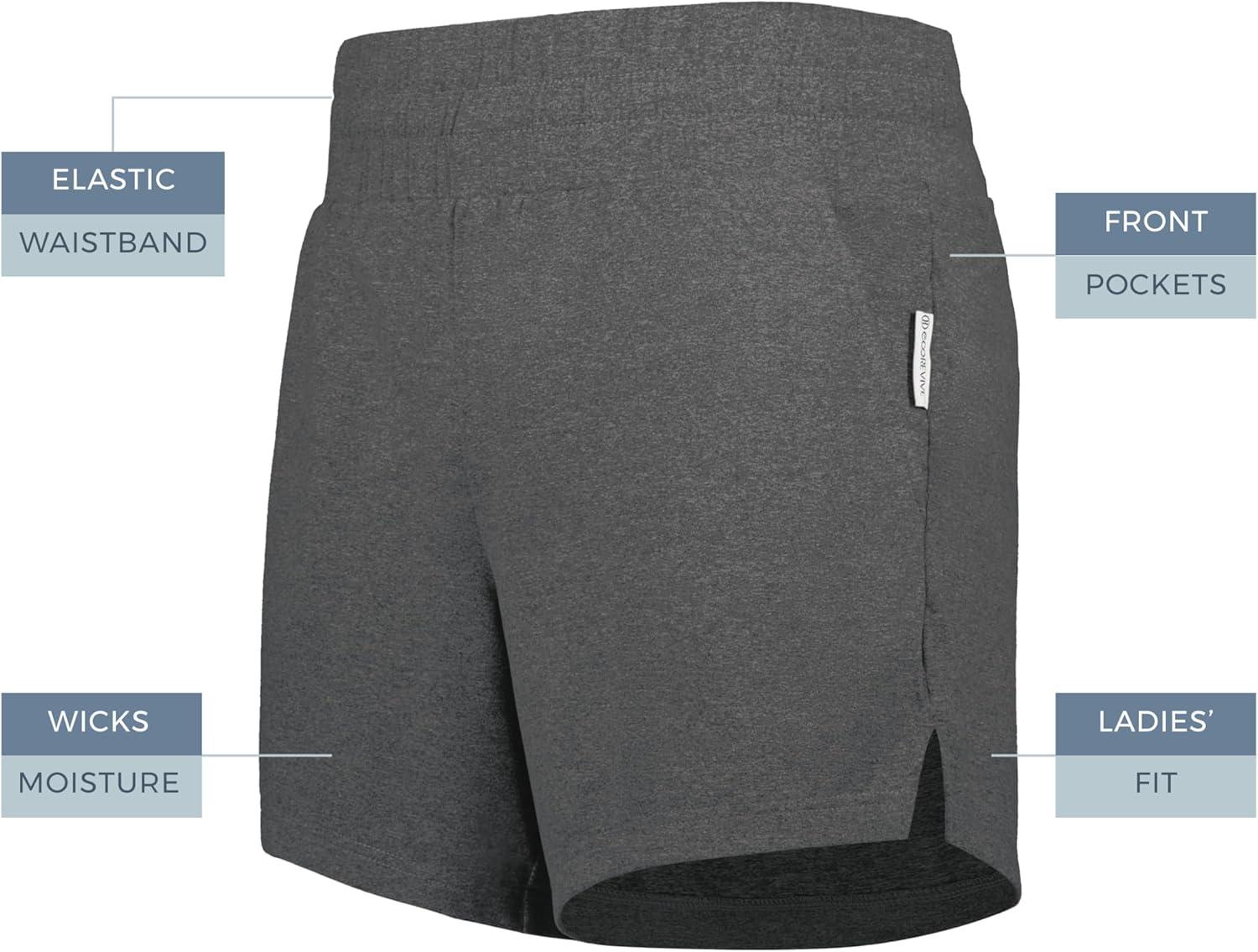 imageHolloway Womens Ladies Ventura Soft Knit ShortsCarbon Heather