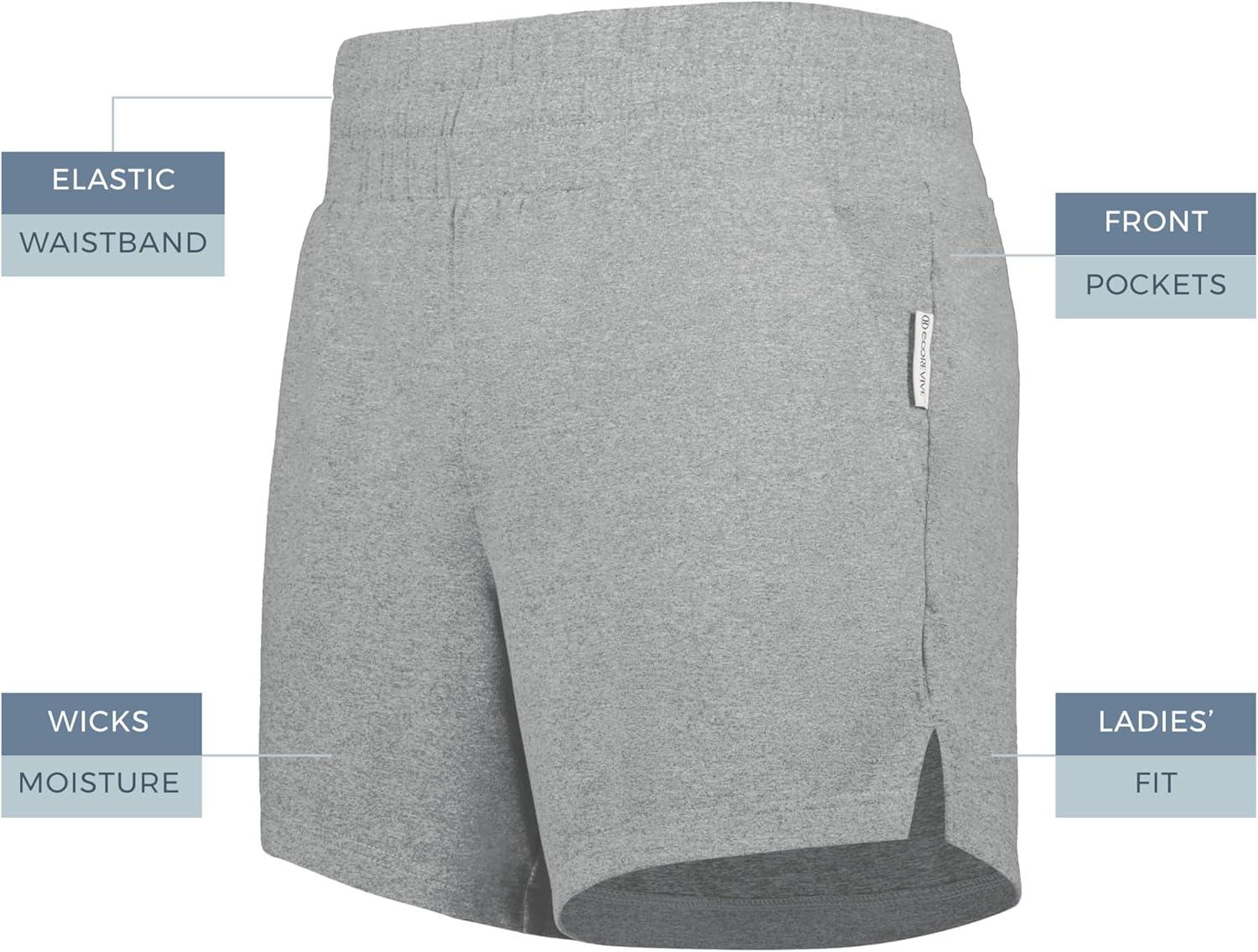 imageHolloway Womens Ladies Ventura Soft Knit ShortsGrey Heather