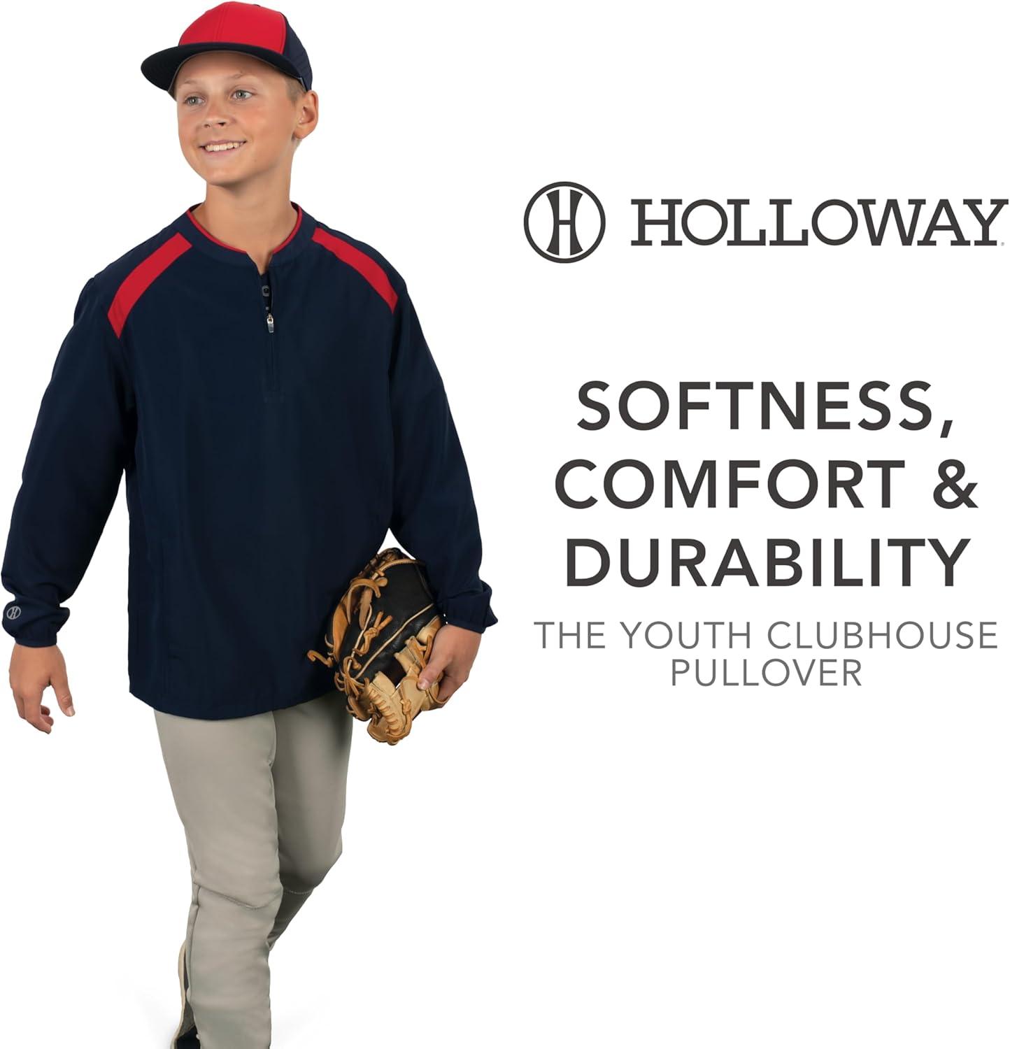 imageHolloway boys Holloway Boys Clubhouse Pullover Cage JacketGraphiteWhite
