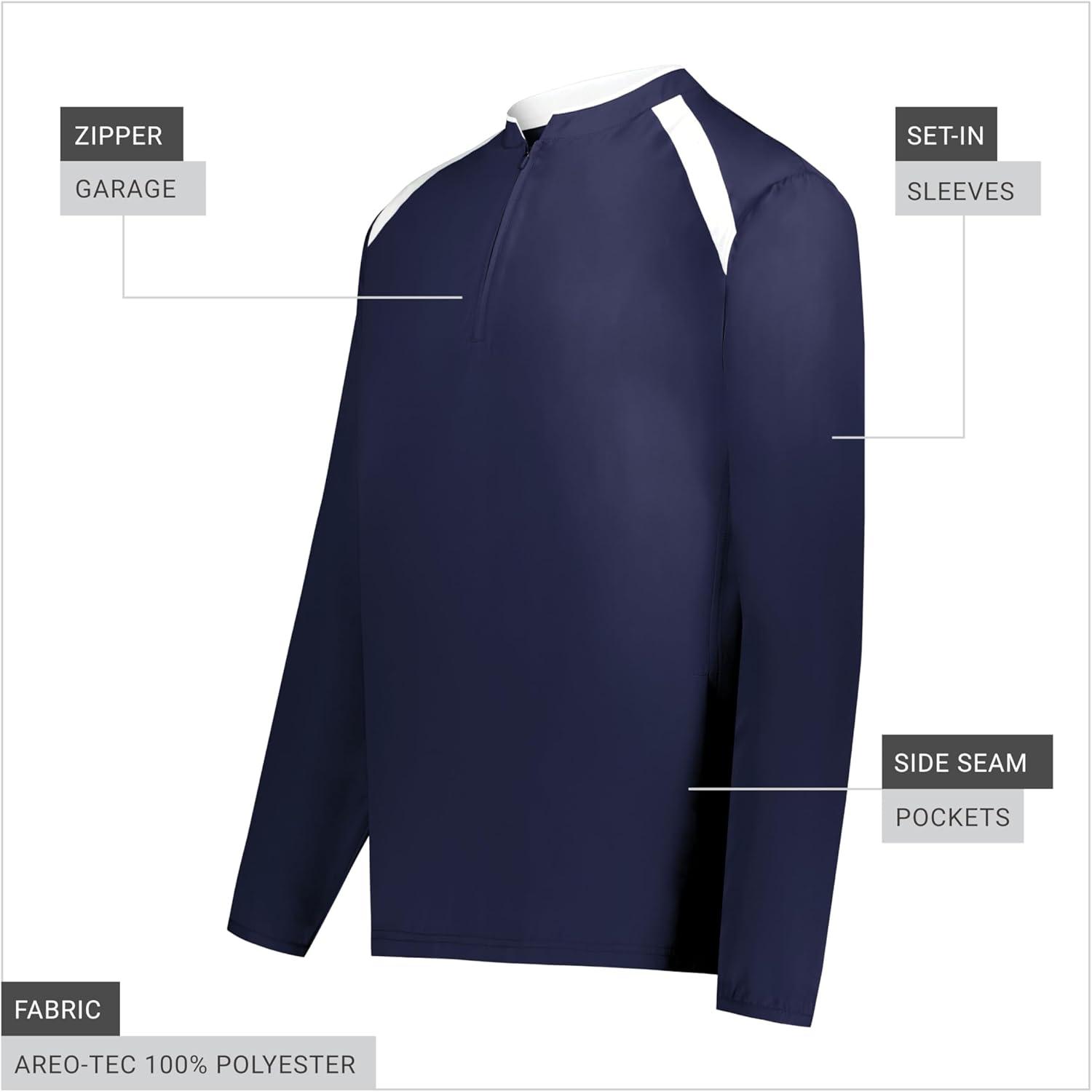 imageHolloway boys Holloway Boys Clubhouse Pullover Cage JacketNavyWhite