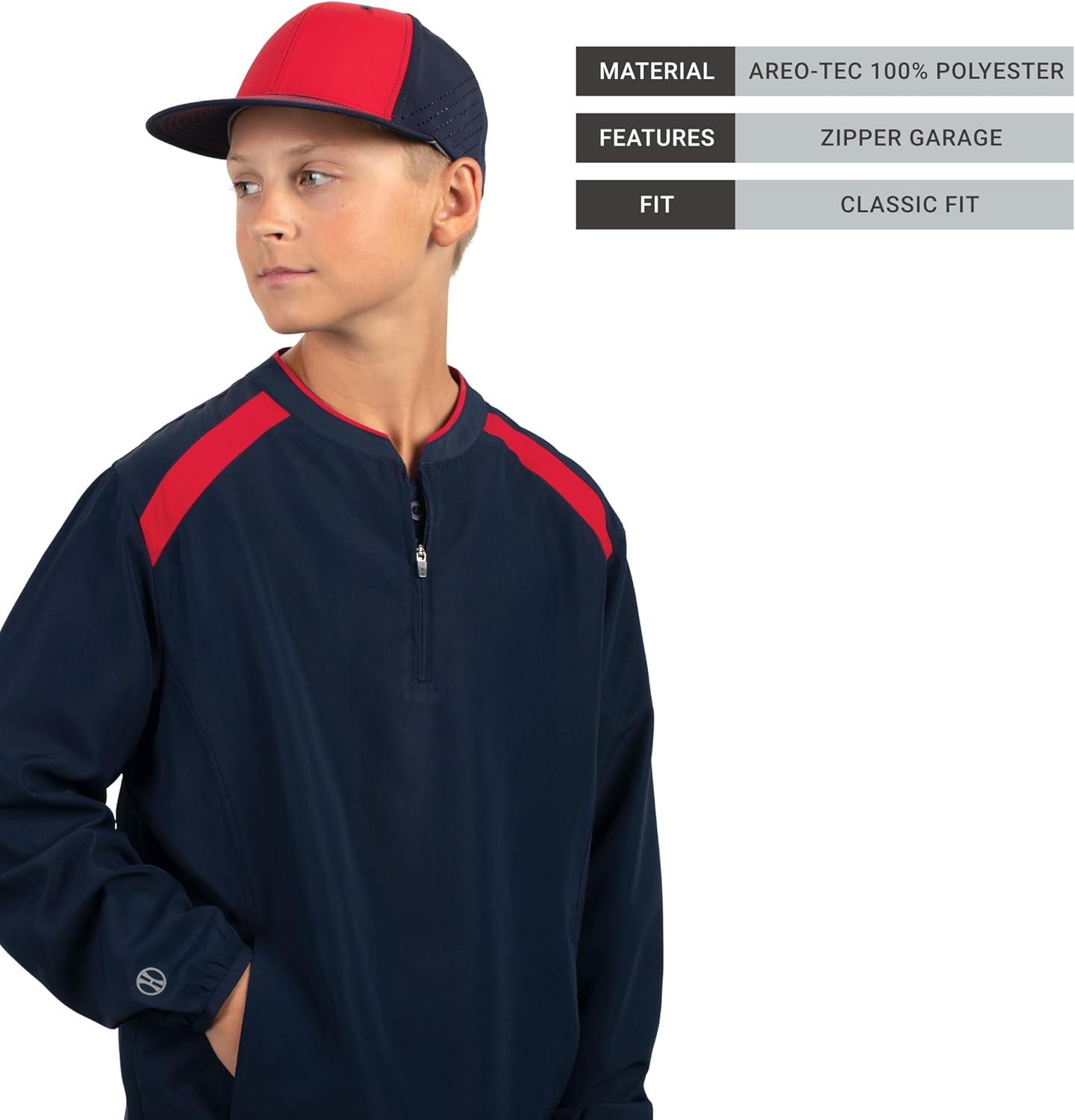 imageHolloway boys Holloway Boys Clubhouse Pullover Cage JacketRoyalWhite