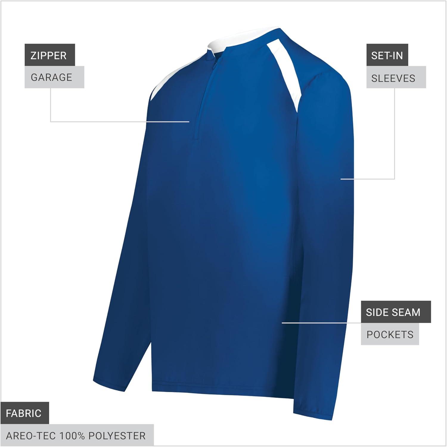 imageHolloway boys Holloway Boys Clubhouse Pullover Cage JacketRoyalWhite