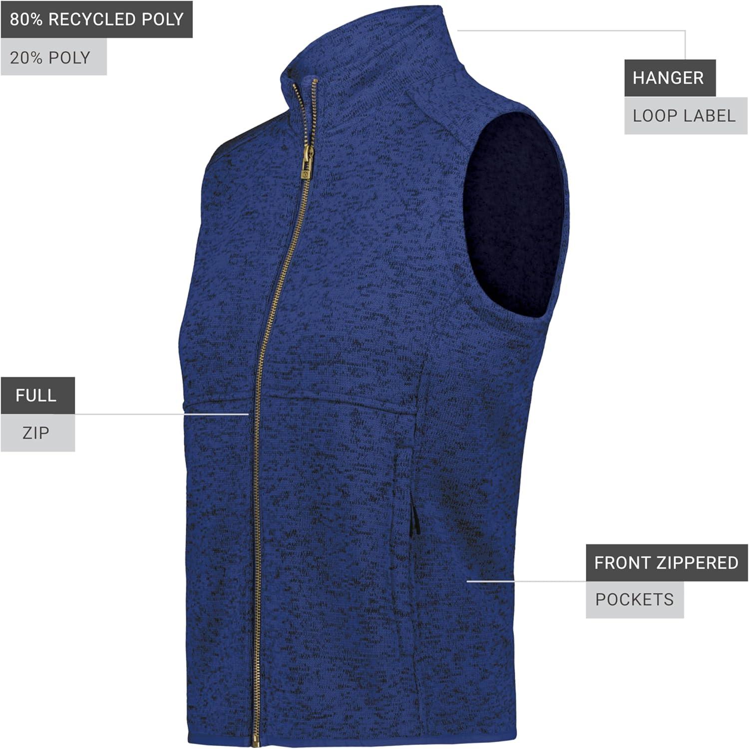 imageHolloway womens Holloway Womens Alpine Sweater Fleece VestNavy Heather