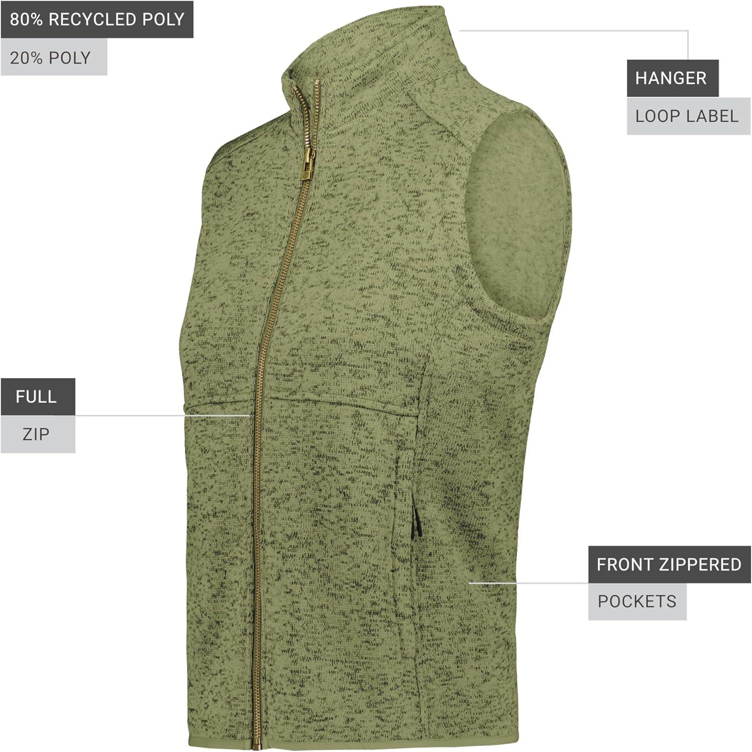 imageHolloway womens Holloway Womens Alpine Sweater Fleece VestOlive Heather