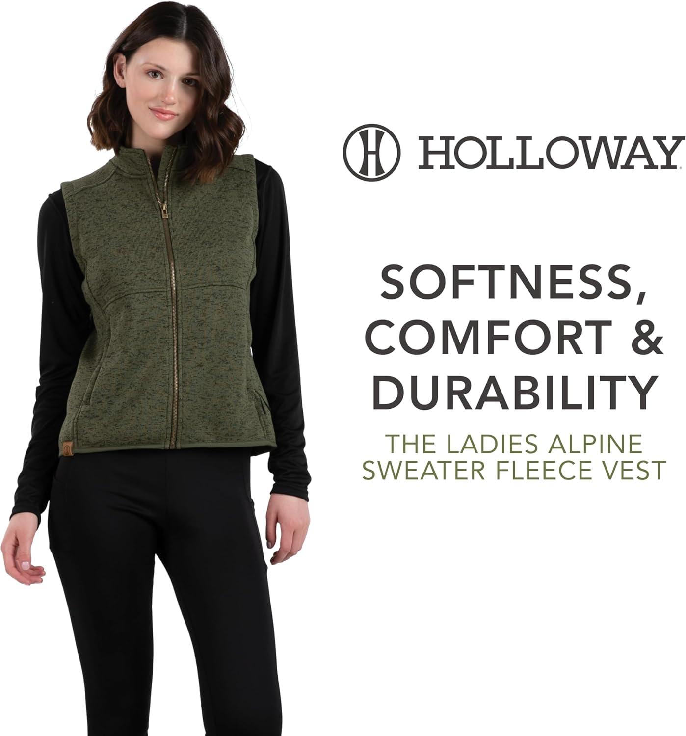 imageHolloway womens Holloway Womens Alpine Sweater Fleece VestOlive Heather