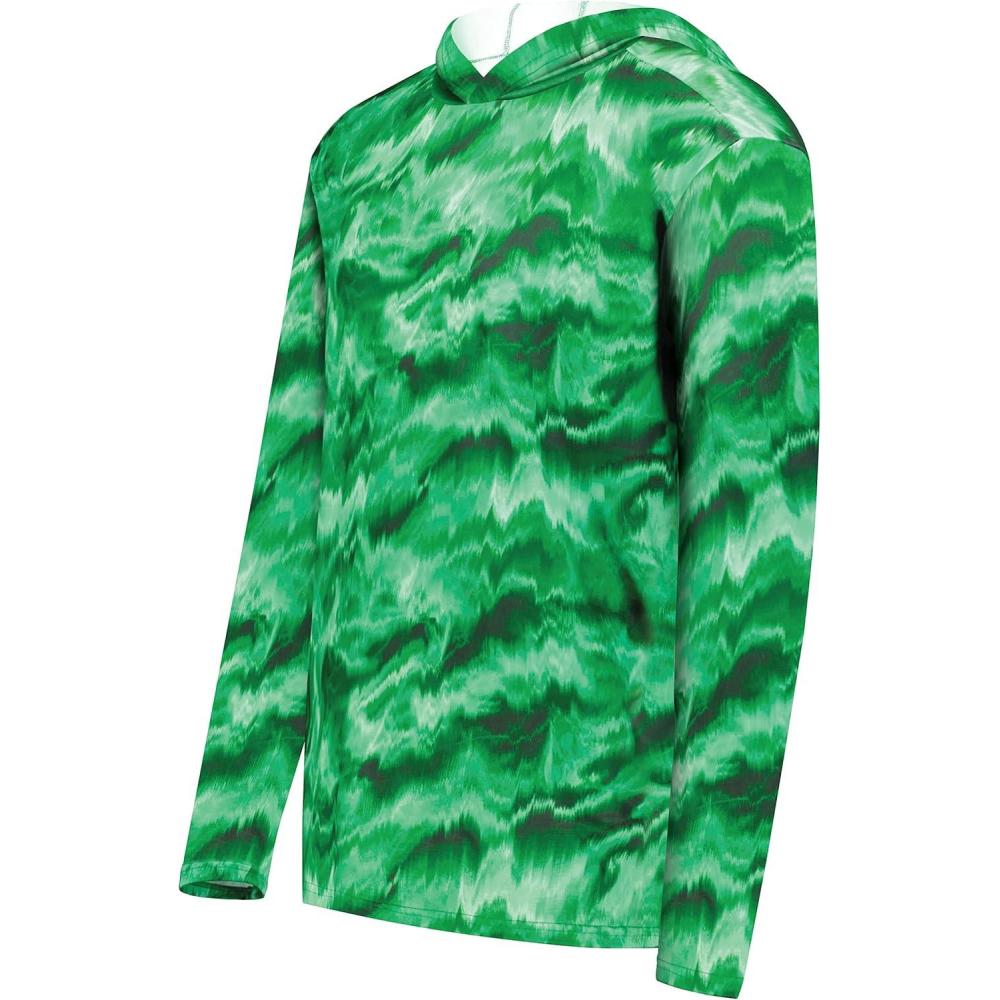 imageHolloway Boys Youth Stock CottonTouch Poly HoodieKelly Shockwave Print