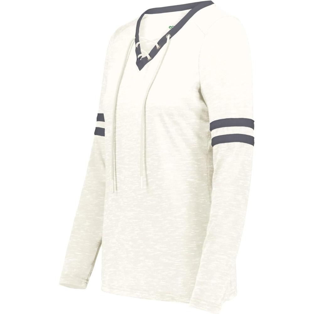 imageHolloway Womens Ladies Monterey Long Sleeve TeeBirch HeatherCarbon Heather