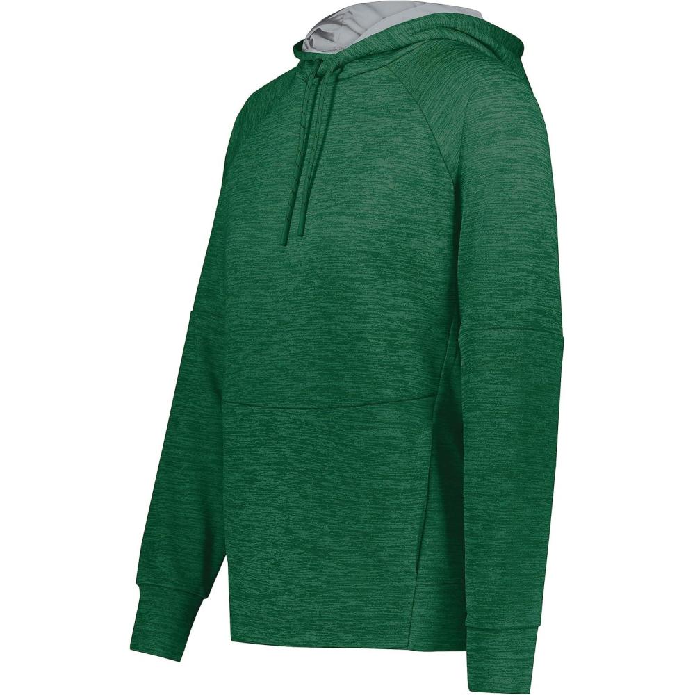 imageHolloway Womens pro Performance Fleece HoodieDark Green HeatherSilver