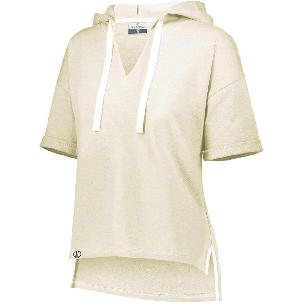 imageHolloway womens Ladies Sophomore Short Sleeve HoodieVintage Birch Heather