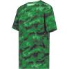 Dark Green Shockwave Print