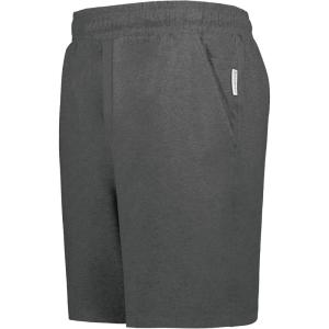 Holloway Boys Youth Soft Knit Ventura Shorts(Carbon Heather)