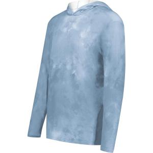Holloway Boys’ Youth Stock Cotton-Touch Poly Hoodie(Storm Cloud Print)