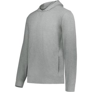 Holloway Boys Youth Ventura Soft Knit Hoodie(Grey Heather)