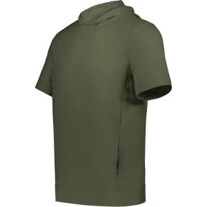 Holloway Boys Youth Ventura Soft Knit Short Sleeve Hoodie(Olive)