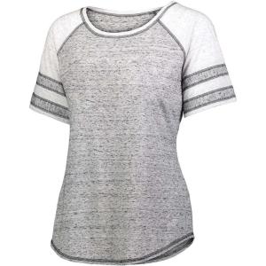 Holloway Women’s Ladies Advocate Tee(Black/Silver)