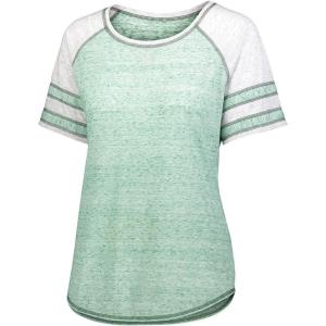 Holloway Women’s Ladies Advocate Tee(Forest/Silver)