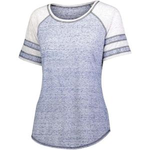 Holloway Women’s Ladies Advocate Tee(Navy/Silver)
