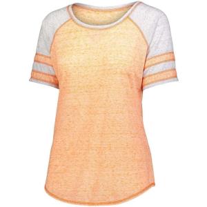 Holloway Women’s Ladies Advocate Tee(Orange/Silver)