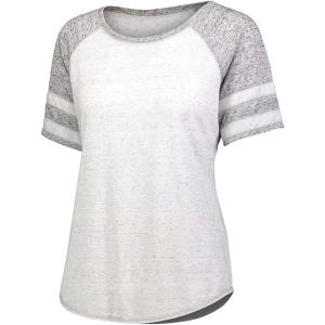 Holloway Women’s Ladies Advocate Tee(Silver/Black)