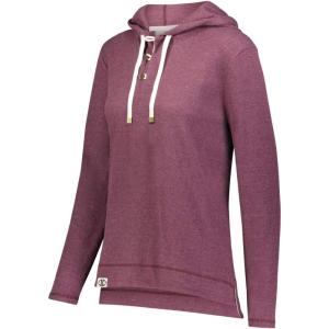 Holloway Women’s Ladies Coast Hoodie(Maroon Heather)