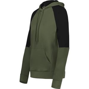 Holloway Women’s Ladies Momentum Team Fleece Hoodie(Olive/Black)