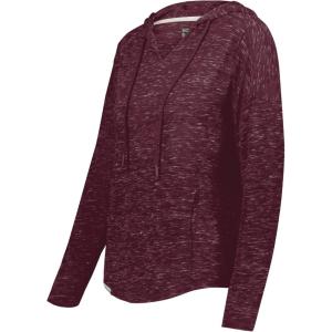 Holloway Women’s Ladies Monterey Hoodie(Maroon Heather)
