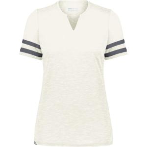 Holloway Women’s Ladies Monterey Tee(Birch Heather/Carbon Heather)