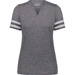 Holloway Women’s Ladies Monterey Tee(Carbon Heather/Athletic Heather)