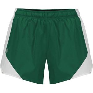 Holloway Women’s Ladies Olympus Shorts(Dark Green/White)