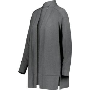 Holloway Women’s Ladies Ventura Cardigan(Carbon Heather)