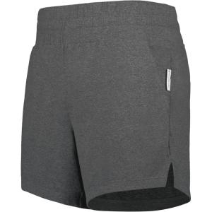 Holloway Women’s Ladies Ventura Soft Knit Shorts(Carbon Heather)