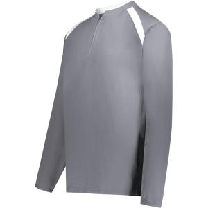 Holloway boys Holloway Boy’s Clubhouse Pullover Cage Jacket(Graphite/White)