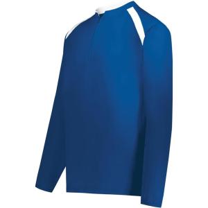 Holloway boys Holloway Boy’s Clubhouse Pullover Cage Jacket(Royal/White)