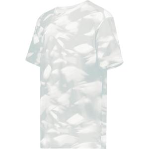 Holloway-Youth Stock Cotton-Touch Poly Tee(Silver Glacier Print)