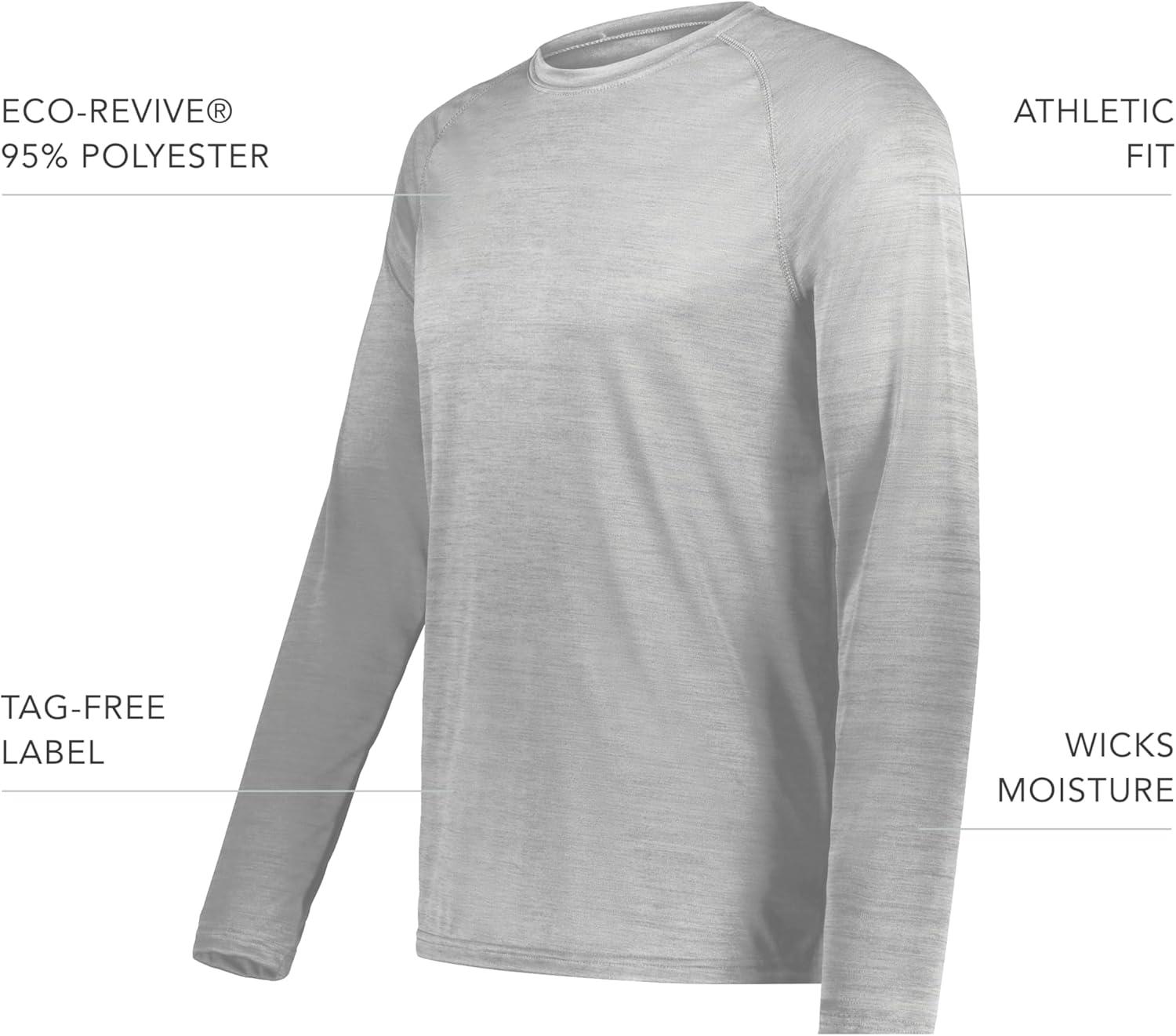 imageHolloway Mens Allpro Long Sleeve TeeAthletic Grey Heather