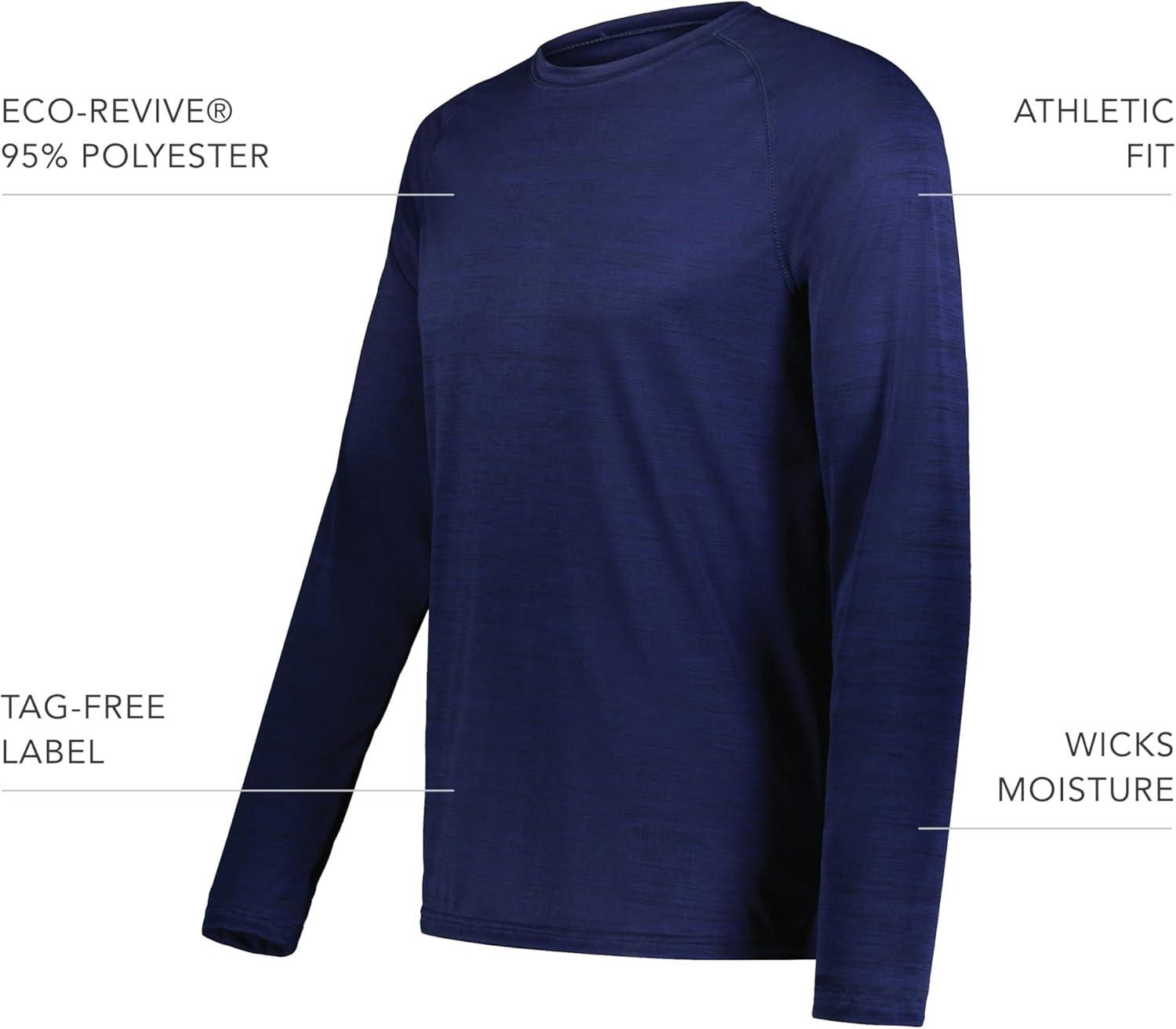 imageHolloway Mens Allpro Long Sleeve TeeNavy Heather
