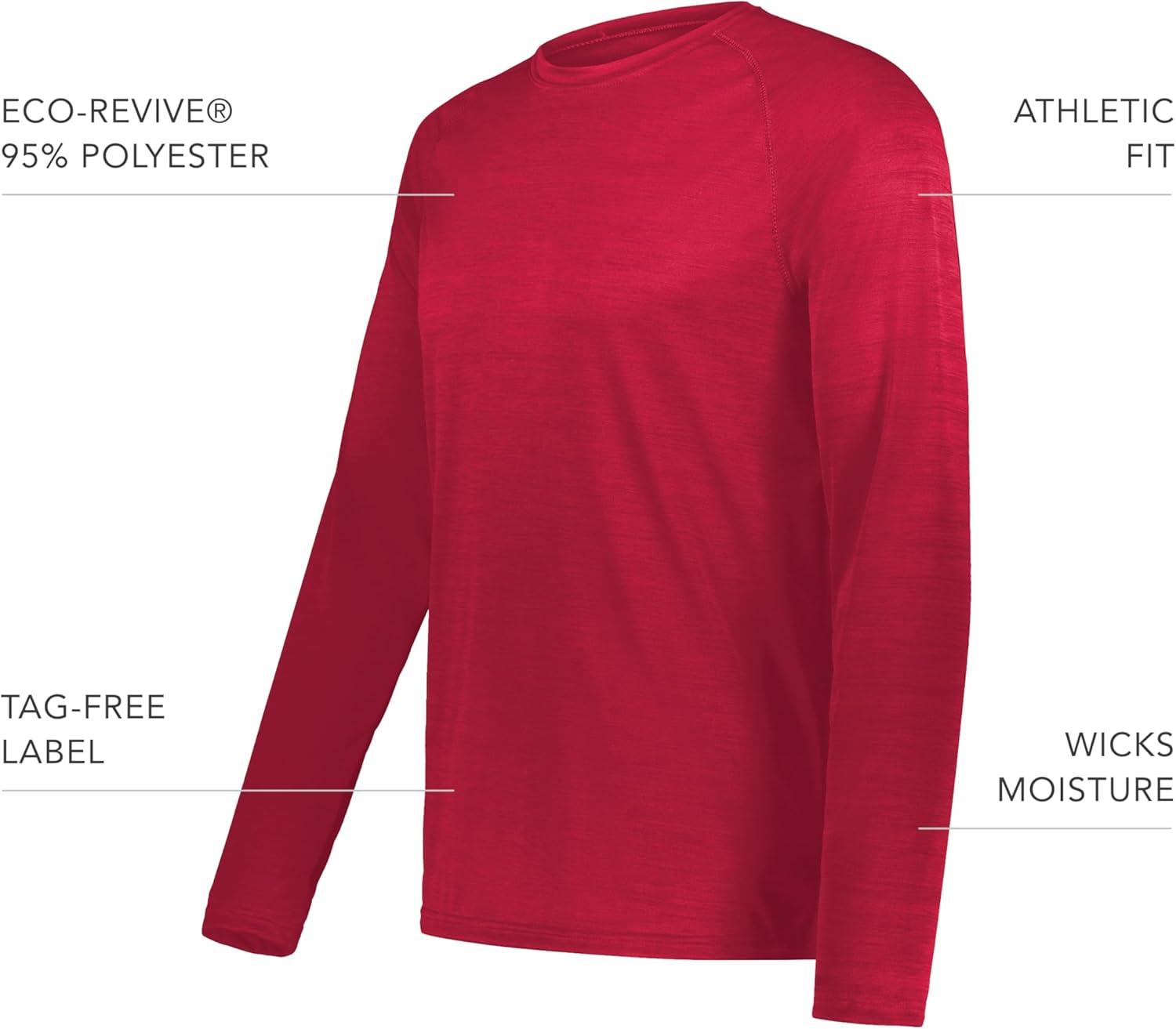 imageHolloway Mens Allpro Long Sleeve TeeScarlet Heather