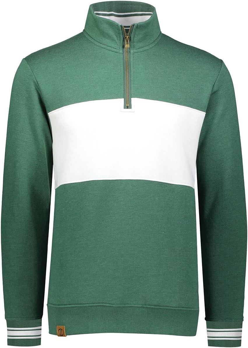 imageHolloway Mens American PulloverDark Green HeatherWhite