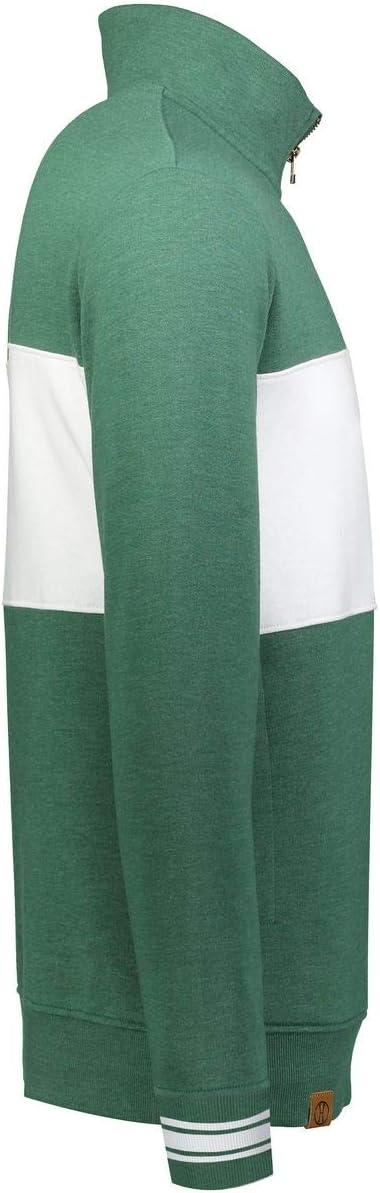 imageHolloway Mens American PulloverDark Green HeatherWhite