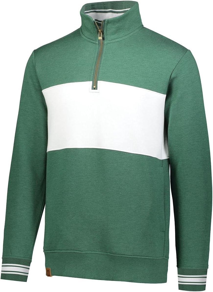 imageHolloway Mens American PulloverDark Green HeatherWhite
