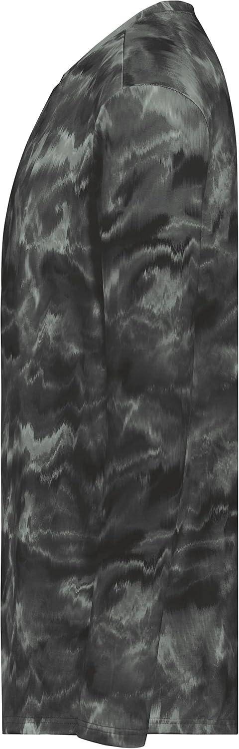 imageHolloway Mens CottonTouch Poly Cloud Long Sleeve TeeGraphite Shockwave Print