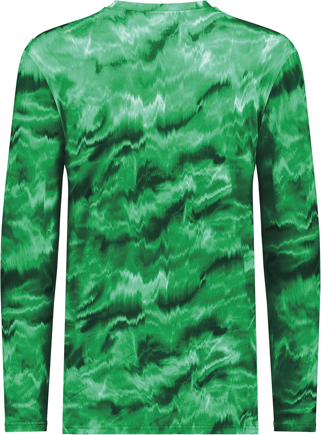 imageHolloway Mens CottonTouch Poly Cloud Long Sleeve TeeKelly Shockwave Print