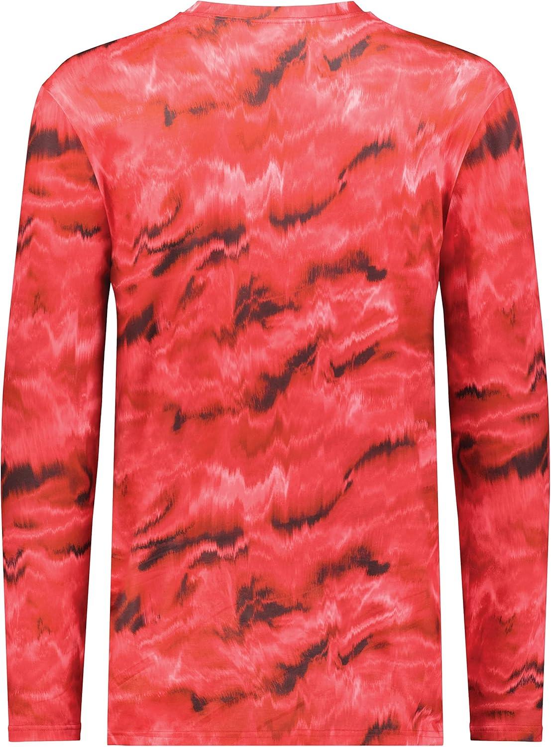 imageHolloway Mens CottonTouch Poly Cloud Long Sleeve TeeShockwave Scarlet