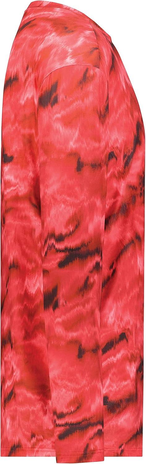 imageHolloway Mens CottonTouch Poly Cloud Long Sleeve TeeShockwave Scarlet