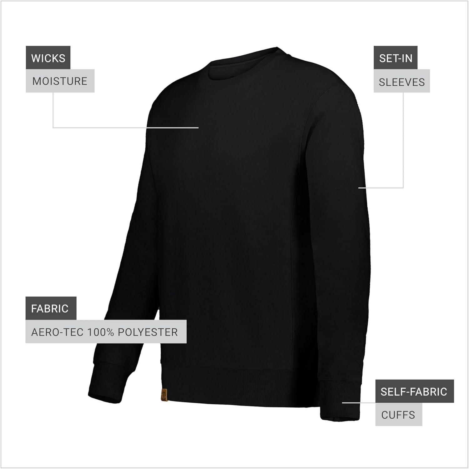imageHolloway Mens Holloway Classic Heavyweight Fleece CrewBlack