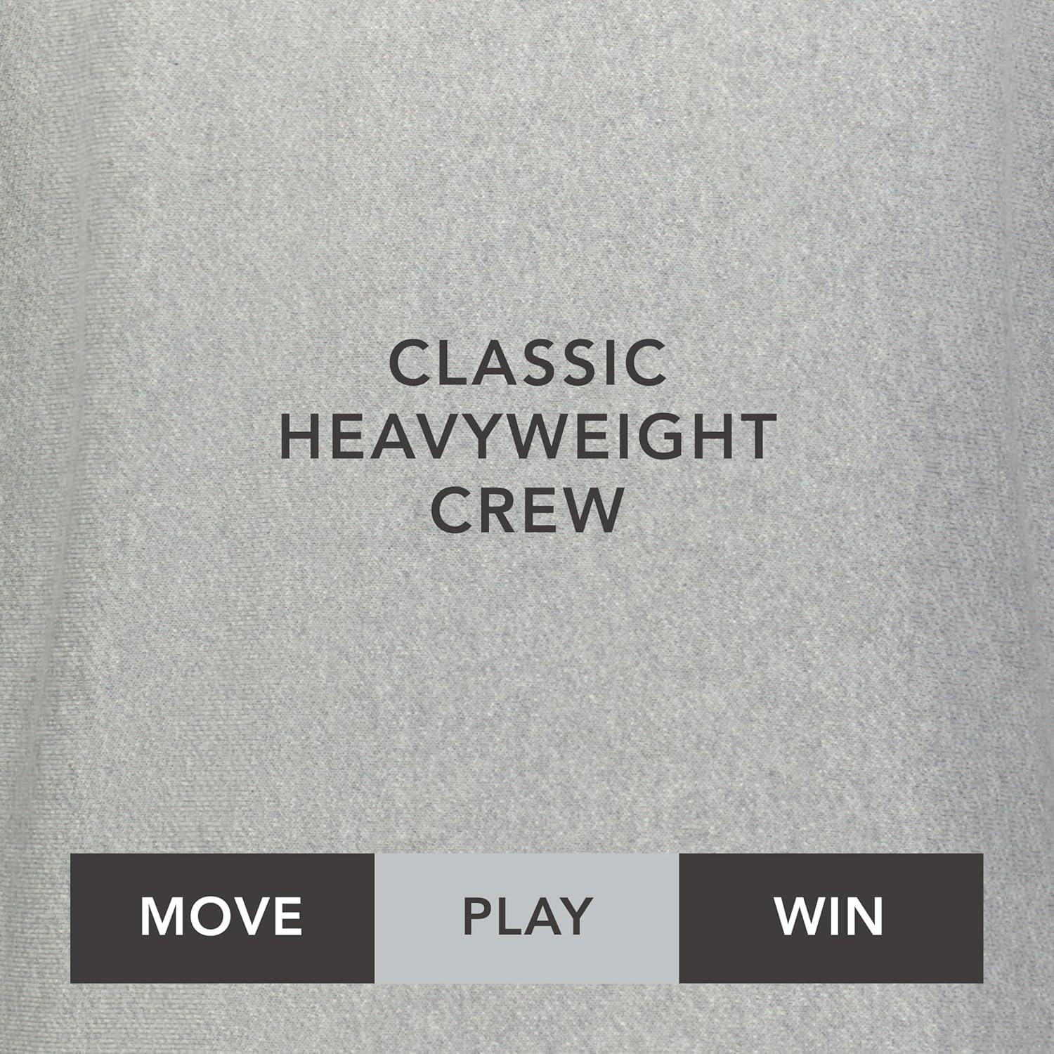 imageHolloway Mens Holloway Classic Heavyweight Fleece CrewCharcoal Heather
