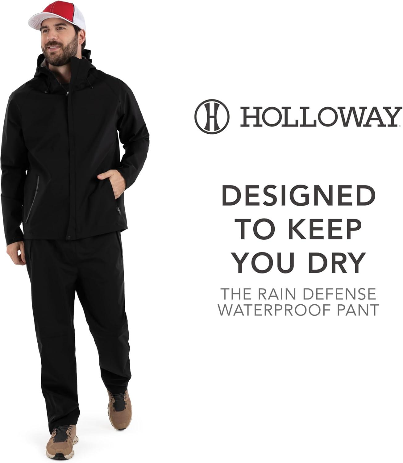 imageHolloway Mens Rain Secure Waterproof PantBlack